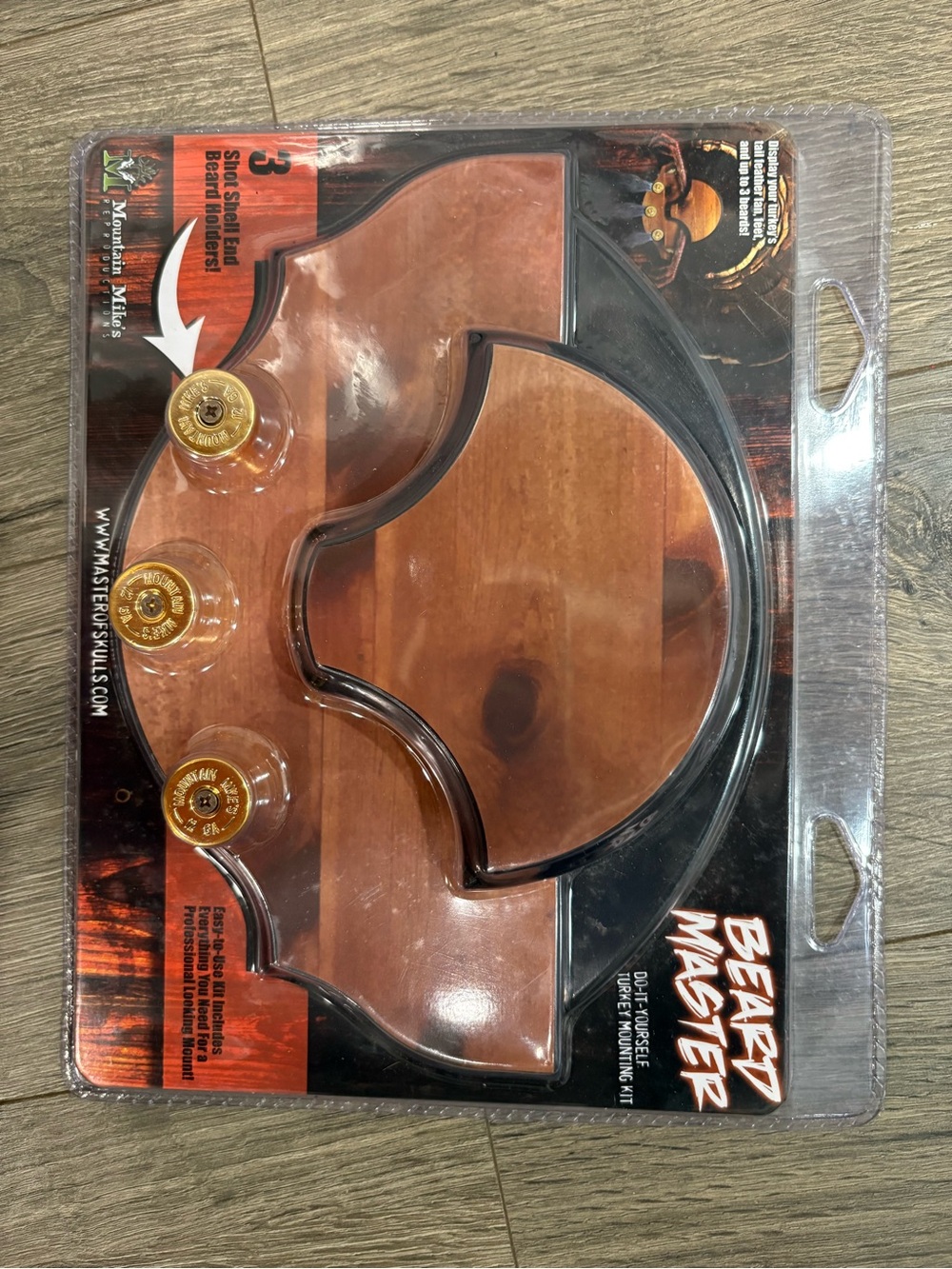 Beard Master Wood-Effect Beard Shaping Board - Brown